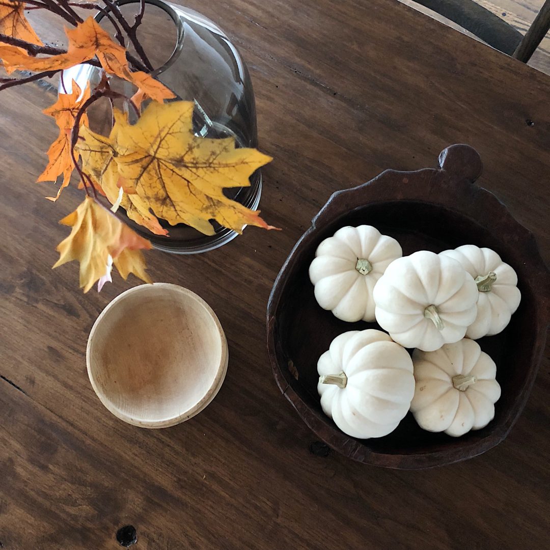 Simple Fall Table Decor • Mindfully Gray