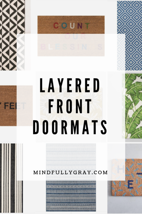 Layered Front Doormats