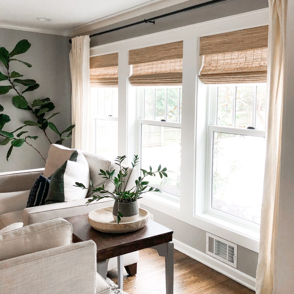 New Windows = New Wood Woven Shades! • Mindfully Gray